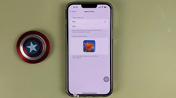 How to enable/disable Haptic Touch on iPhone 13 Pro Max ios 15