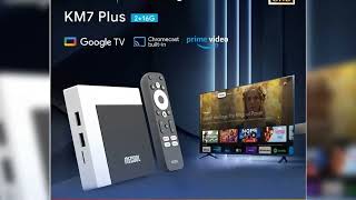 A must-have product! MECOOL KM7 Plus TV Box Android 11 Netflix 4k Google Certified 2GB DDR4 16GB R