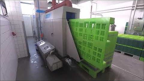 Triplelima pallet washer + robot de-palletizer & robot palletizer