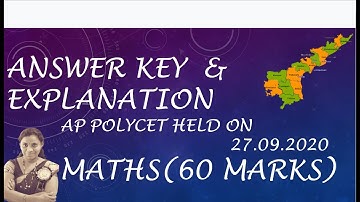 AP POLYCET-2020 |Ap polycet  previous model papers MATHS (SECTION-1)SOLUTIONS WITH CLEAR EXPLANATION