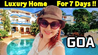 Goa me 7 Days ke liye 5 star home | Royal Karma Monterio Baga Beach Goa | luxurious Stay in Goa