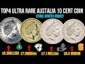 The top 4 rare australia 10 cent coin that could make you a millionaire  coins worth money