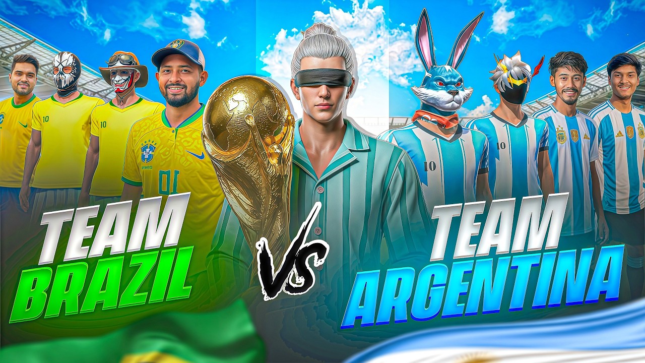 BRAZIL VS ARGENTINA WITH @OmorOnFire2022  🤯 কে জিতবে শেষ পর্যন্ত?