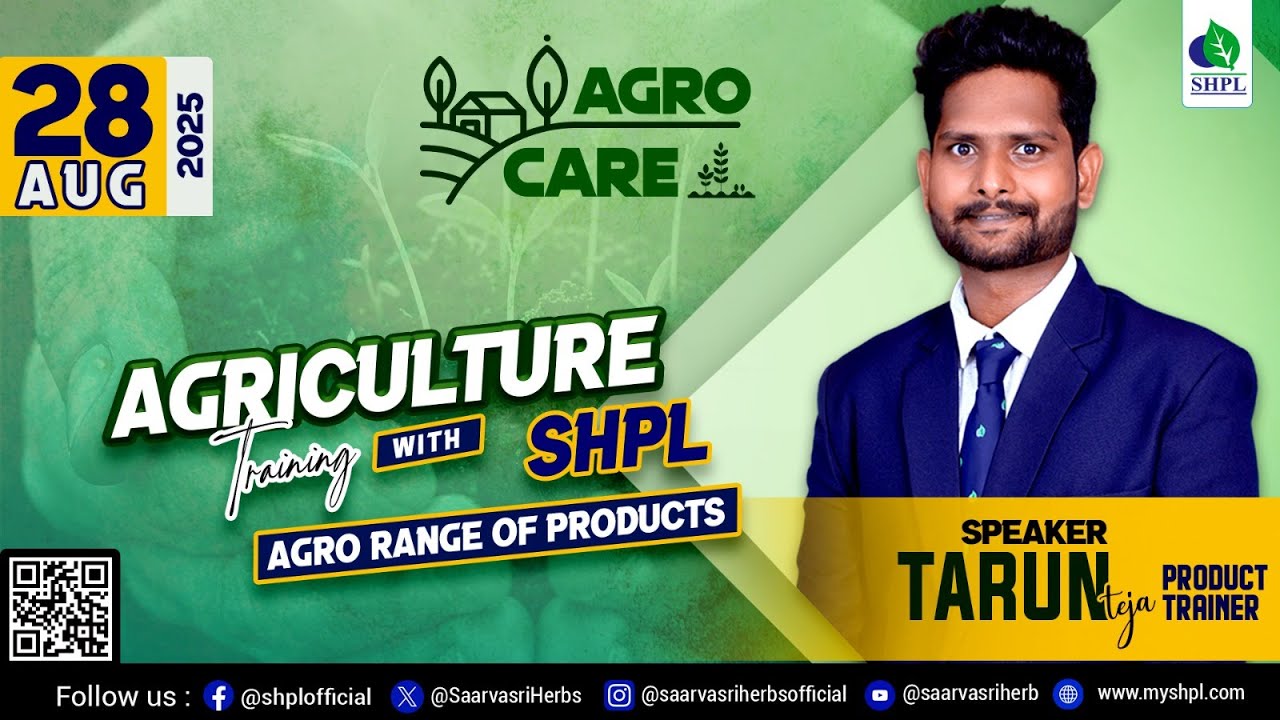 Agro Care Training By Tarun Teja | SHPL | Agro Training Program | 29/08 ...