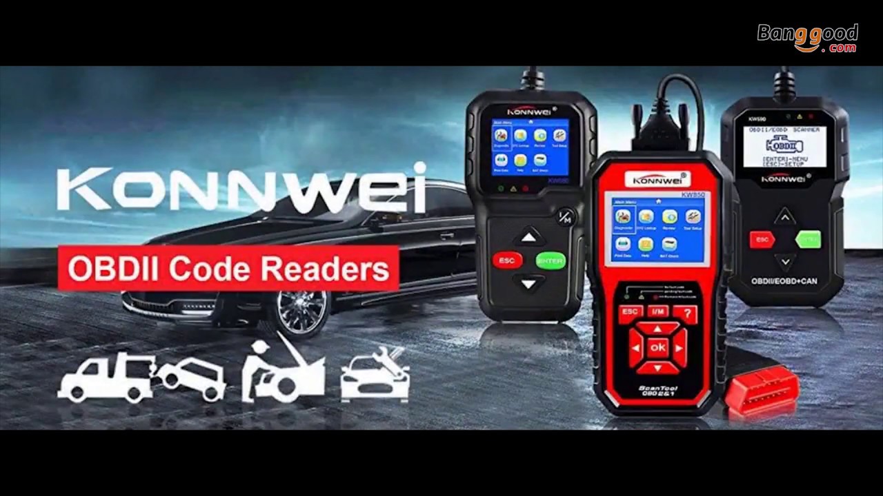 How To Use KONNWEI KW850 Car Diagnostic Scanner? - Banggood Tool