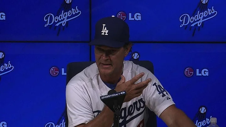 ARI@LAD: Mattingly on Greinke, Gonzalez's two homers