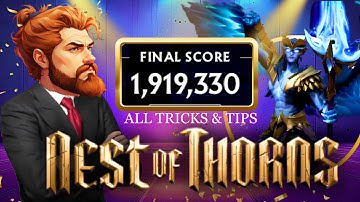 How to get 1.919M High Score in Nest of Thorns Echelon 7 Dota 2 Guide | Highest score