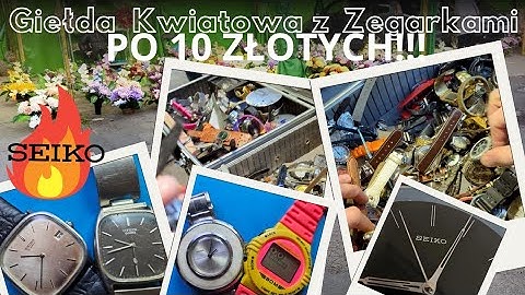 KUPIŁEM ZEGARKI Na Giełdzie Kwiatowej Walizki Pełne Zegarków Po 10zł I Seiko Targ Staroci Bronowice