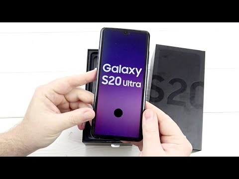 Видео: Samsung Galaxy S20 Ultra: распаковка и первые впечатления!