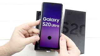 Samsung Galaxy S20 Ultra: распаковка и первые впечатления!