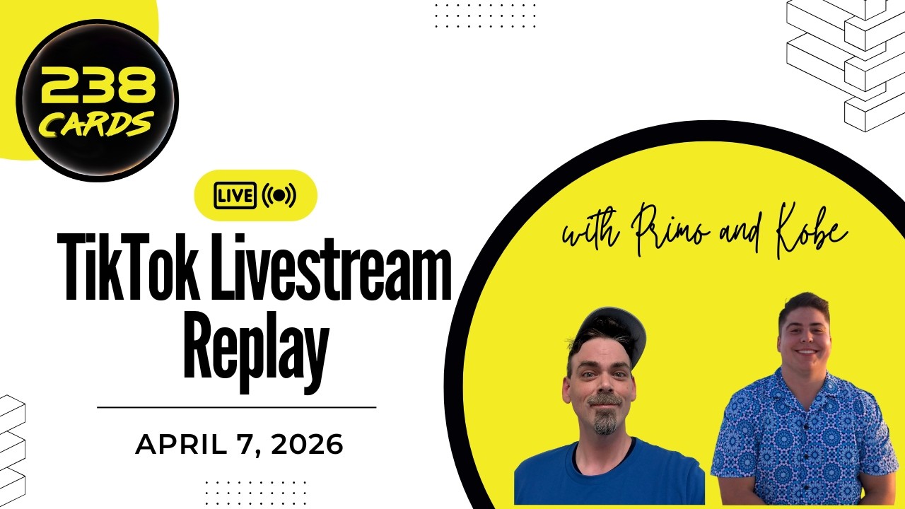 04/07/26 - Trading Card Breaks-Streaming On TikTok with Primo and Kobe!