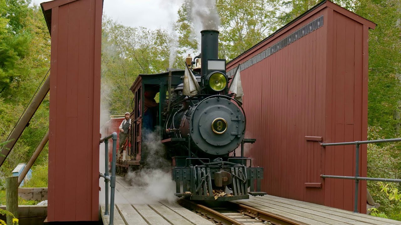 [4K] Wiscasset, Waterville & Farmington Steam Train