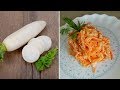 ПОТРЯСАЮЩИЙ салат из дайкона с яблоком и морковью / БОНУС - Рецепт домашнего майонеза за 1 минуту