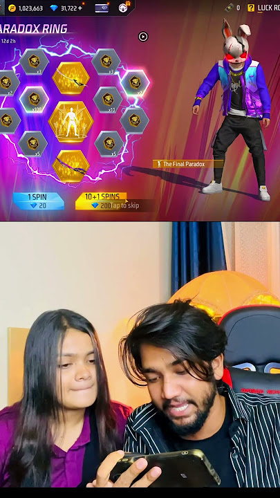 New Event 2 Spin Challenge!😲 #prorubel #itsmerubel #garenafreefire #itsmeneha