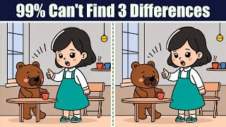 Spot The Difference : 99% Can't Find 3 Differences | Find The Difference #249