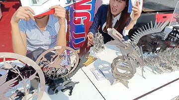 Máy cắt CNC EMC tại triển lãm Vietbuild