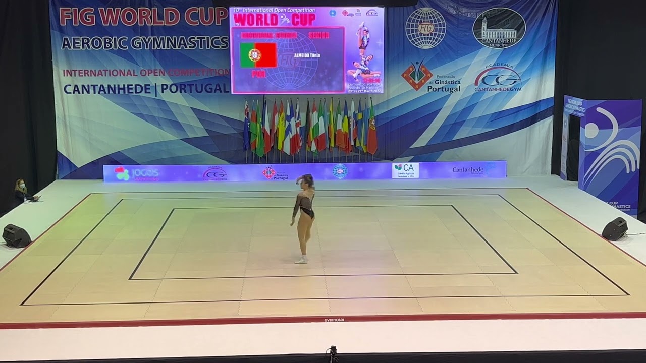 World Cup Aerobic Gymnastics Cantanhede 2022 IW Portugal ALMEIDA Tânia