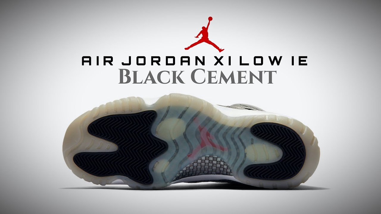 Air Jordan 11 Low IE Black Cement | DETAILED LOOK, PRICE + RELEASE DATE #airjordan #jumpman