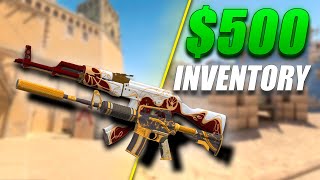 I Built a $500 CS2 Inventory That Looks Expensive