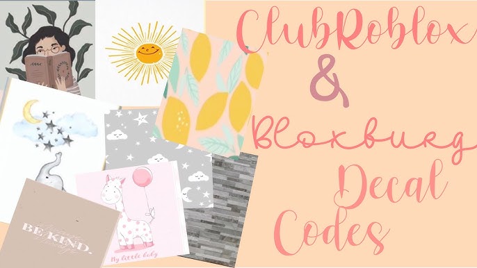 Blush pink decal codes for bloxburg!! Creds-@៸៸ « 🌷 𝐄𝐋 ! ꒱꒱ ༉ #xyc