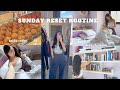 SUNDAY RESET ROUTINE 🍵 clean with me, productive days in my life &amp; deep cleaning