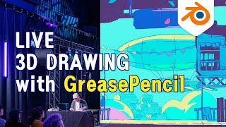 Blender Grease Pencil for illustrators and animators  Conference + live drawing