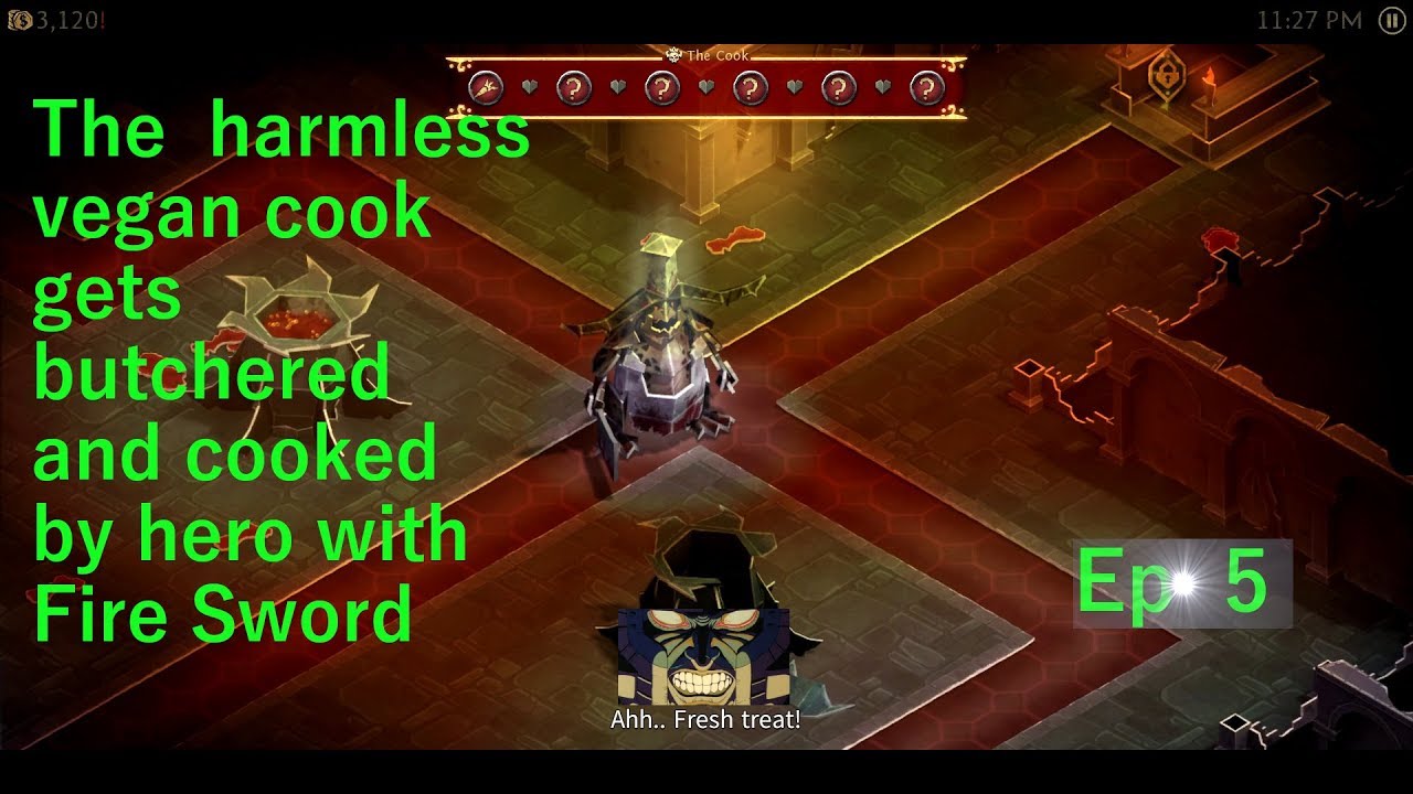 Book Of Demons Full Release The Cook aka The Butcher fight rogulike win  Ep 5