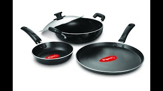 How to use Induction Base Non Stick Aluminium Cookware Set first time | How to use non stick