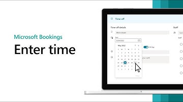 Enter time in Microsoft Bookings