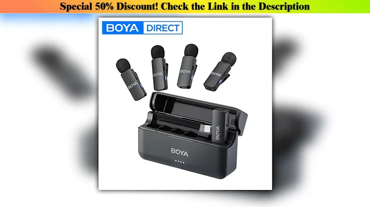 Hands-on BOYA BYV4 Wireless Lavalier Microphone for iPhone 1516 Series Type C Smartphone 4Channel