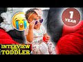 INTERVIEWING OUR ONE YEAR OLD DAUGHTER!!!😂 **HILARIOUS**