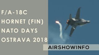 F/A-18C Hornet Solo Display - Finnish Air Force - NATO Days 2018