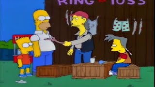 The Simpsons S09E13 - Carnies Steal The Simpson Home Homer Bart Carnies Check Description 