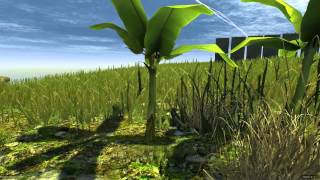 Unity New Test Island -vegetation bend physics
