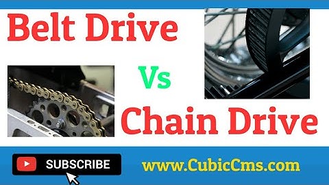 Belt Drive vs Chain Drive | Know the all differences