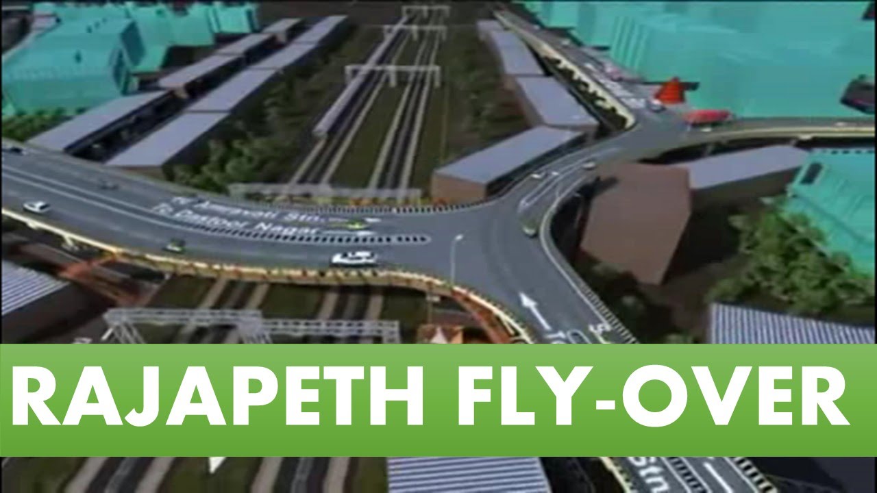 Rajapeth Fly Over Walkthrough Amravati City