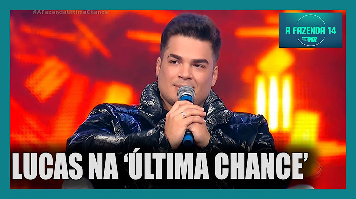 Lucas participa da 'Última Chance' Programa Hora do Faro | A Fazenda