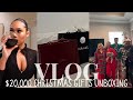 VLOG| $20,000 UNBOXING MY CHRISTMAS GIFTS+CHRISTMAS AT MY PARENTS+TRADER JOES HAUL| Briana Monique’