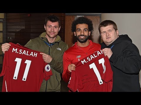 Mo Salah invites viral star Mike Kearney to Melwood | 'Your support is an inspiration'