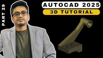 AutoCAD 3D Tutorial for Beginners || AutoCAD 3D modeling mechanical