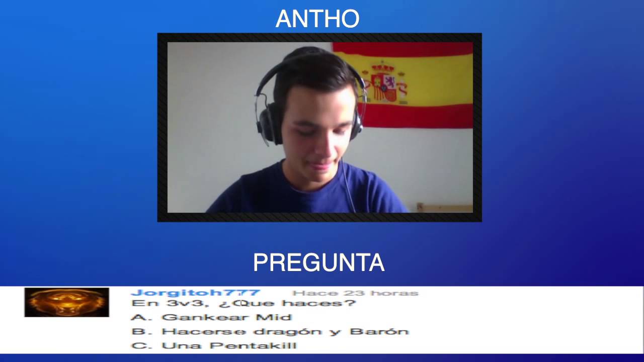 ANTHO CONTESTA league of legends gameplay 2019