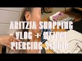 Aritzia Shopping Vlog + Mejuri Piercing Studio Experience!