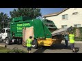 Waste Management Garbage Truck Eating Trash