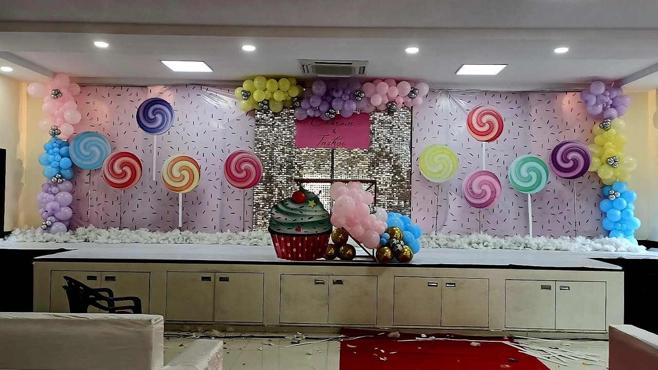 lollipop 🍭 decoration vizag balloon decoration youtubeshorts vizag 