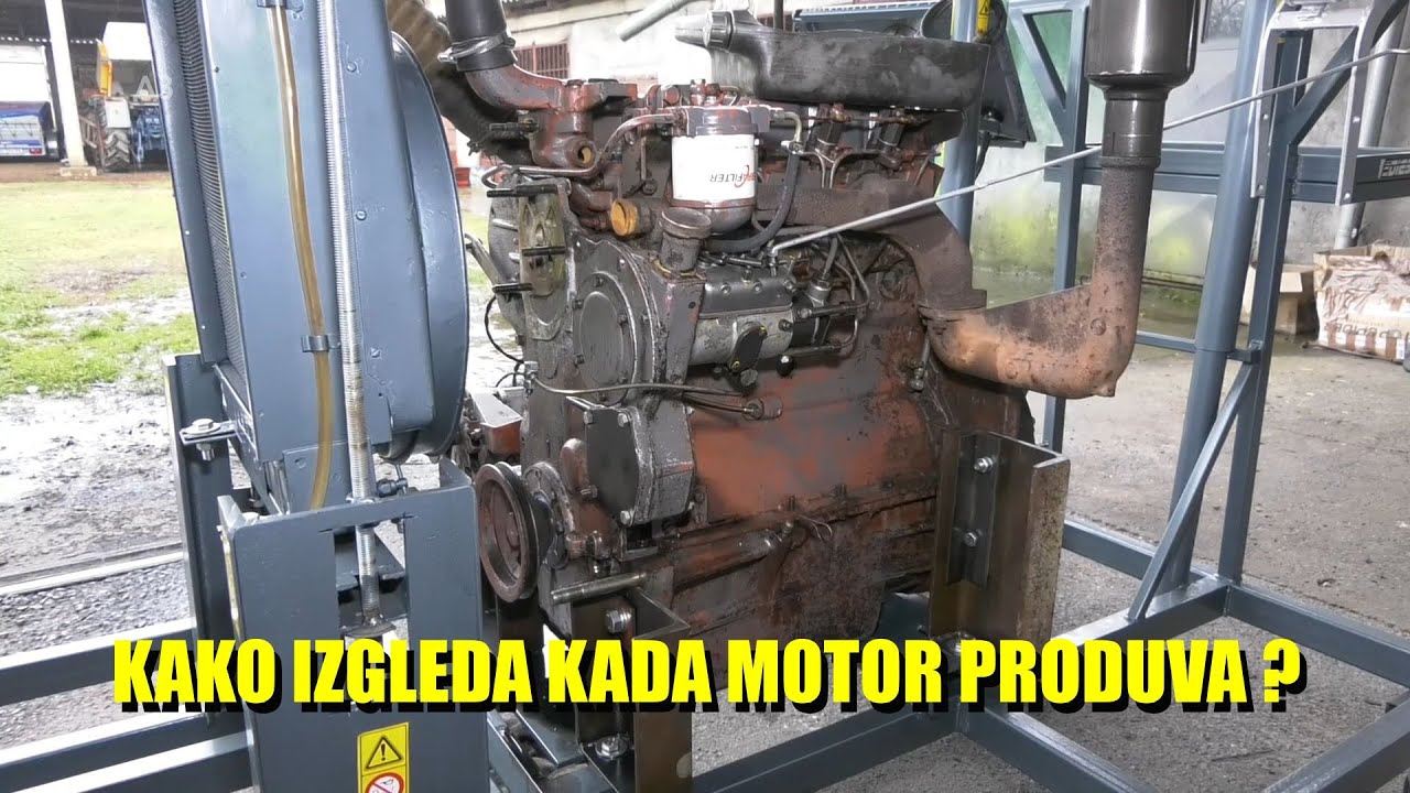 MAJSTOR - kako izgleda KADA PRODUVA TRAKTORSKI MOTOR I ŠTA TO ZNAČI ... gde se VIDI ??