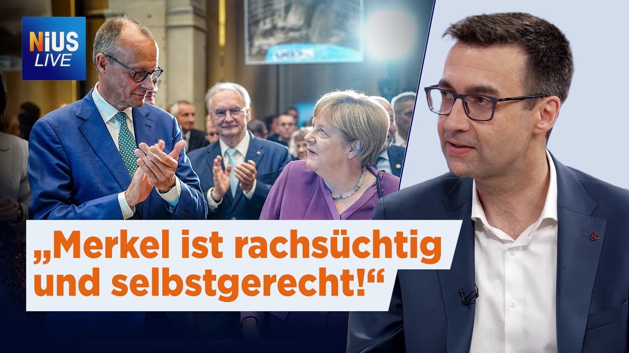 Merkel gegen Merz: Ex-Kanzlerin sabotiert Migrationswende! I NIUS Live vom 3. Juli 2025