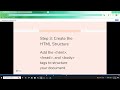 HTML Structure