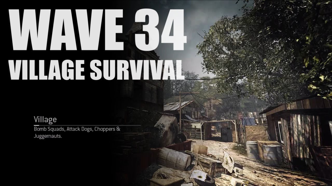 Wave34 Mw3 Village Solo Survival Wave 34 Modern Warfare 3 - YouTube