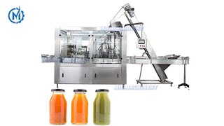 Juice Bottle Filling Machine:How To Fill Juice In Bottles MIC18-18-6 (juice bottling line) screenshot 5