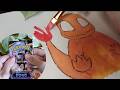 Abrindo Booster e Desenhando Pokémon - DraGoni
